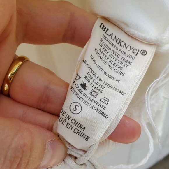 Blank NYC white denim jacket - Picture 7 of 11